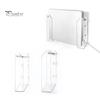Wall Mounted Tablet Holder for Kitchen Acrylic Laptop Mount Holder, Space Saving Adjustable Stand, Adhesive And Screw Universal Device Dual