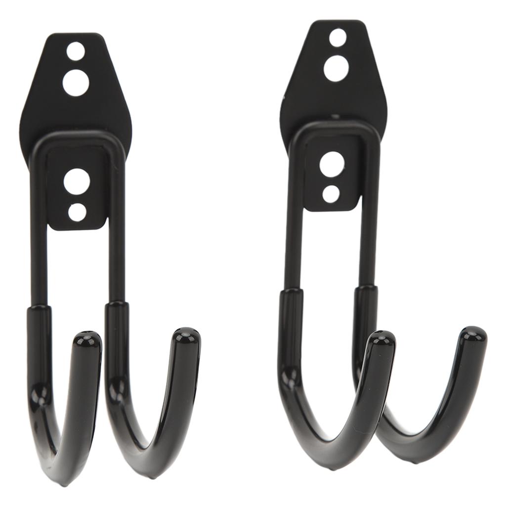 4 Pcs Garage Hook Heavy Duty Strong Bearing Tool Hanger Square and Curved Wall Mounted Hanging