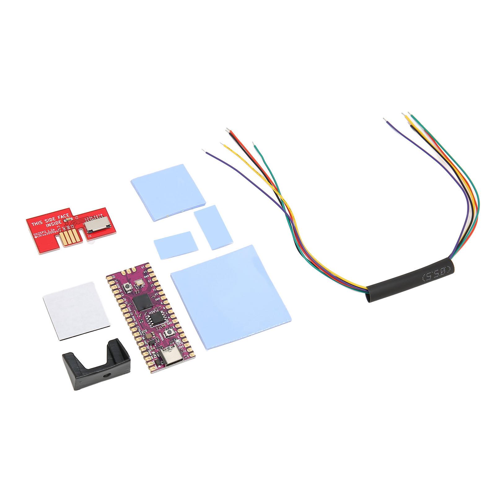 

For RPi Pico Flexible Microcontroller Board Dual Core 264KB ARM Cortex M0+Processor with SD2SP2 червоний