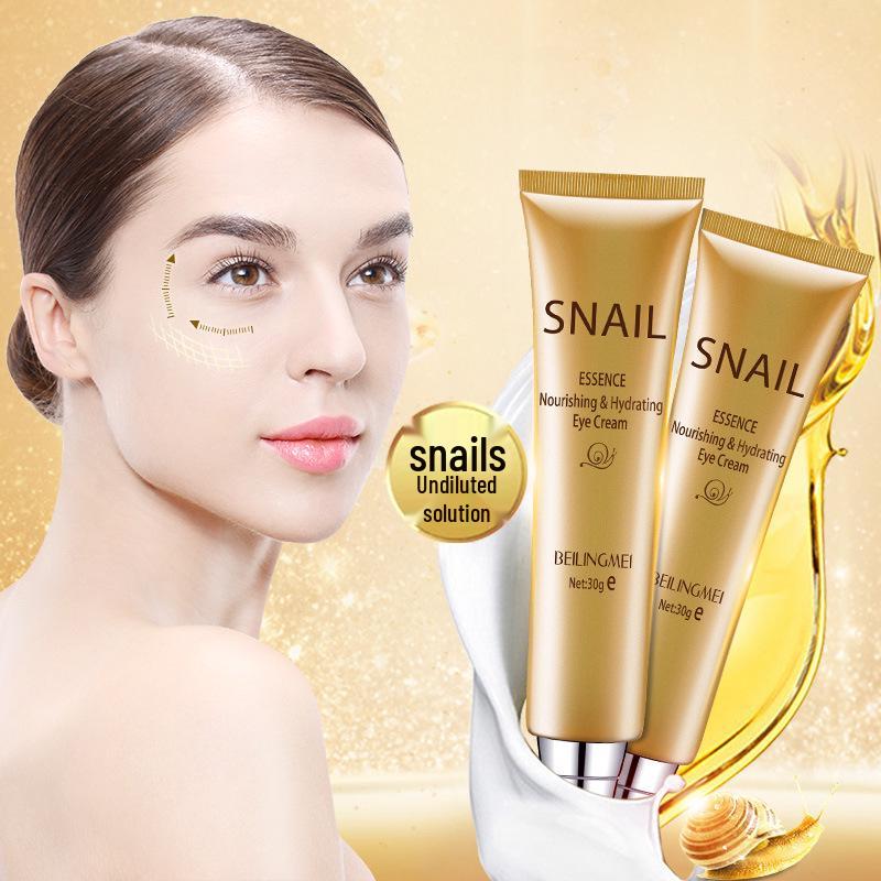 Belingmei Snail Essence Eye Cream 30g: Hydrating, Firming, and Wrinkle-Reducing Skincare.