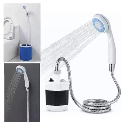 Camping Shower Pump Easy To Use Compact Portable Rechargeable Outdoor Electric Shower Head Sprayer Set