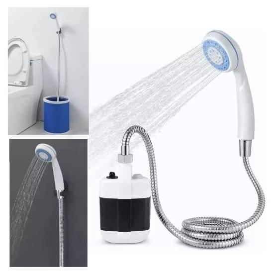 Camping Shower Pump Easy To Use Compact Portable Rechargeable Outdoor