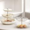 Dessert Cake Stand Valentines Day Ramadan Table Decoration Fruit Tray Holder Multilayer Display Stand Snack Candy Plate