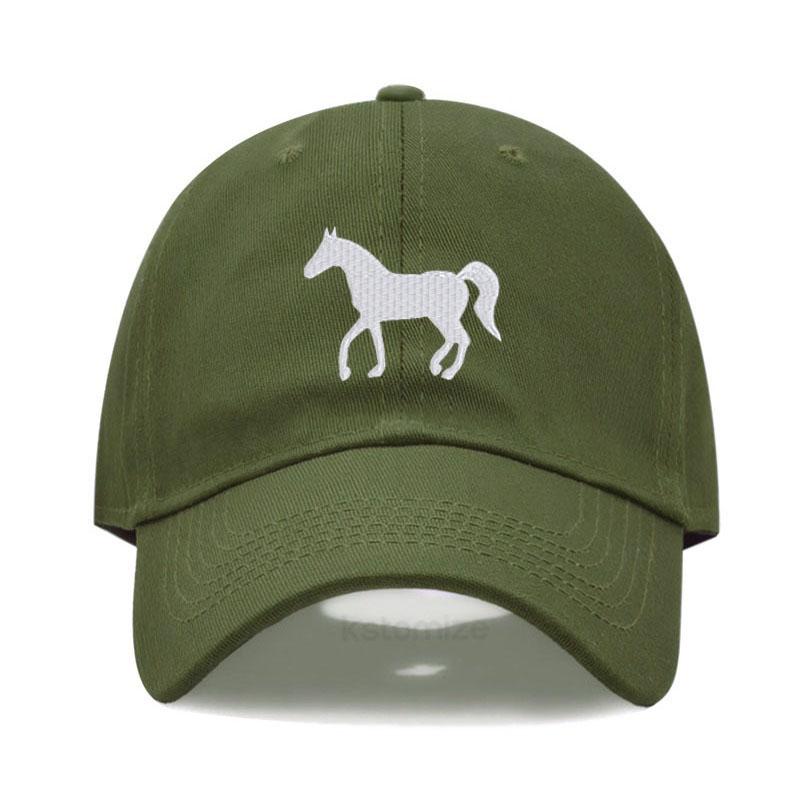 Șapcă de baseball pentru femei Șapcă pentru bărbați Bumbac spălat Broderie cal de desene animate Șapcă tată Șepci sport de golf pentru bărbați Pălării de soare Dropshipping