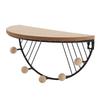 Modern Wall Shelves Fan Shaped Textured Exquisite Floating Shelves for Living Rooms Bedrooms Study