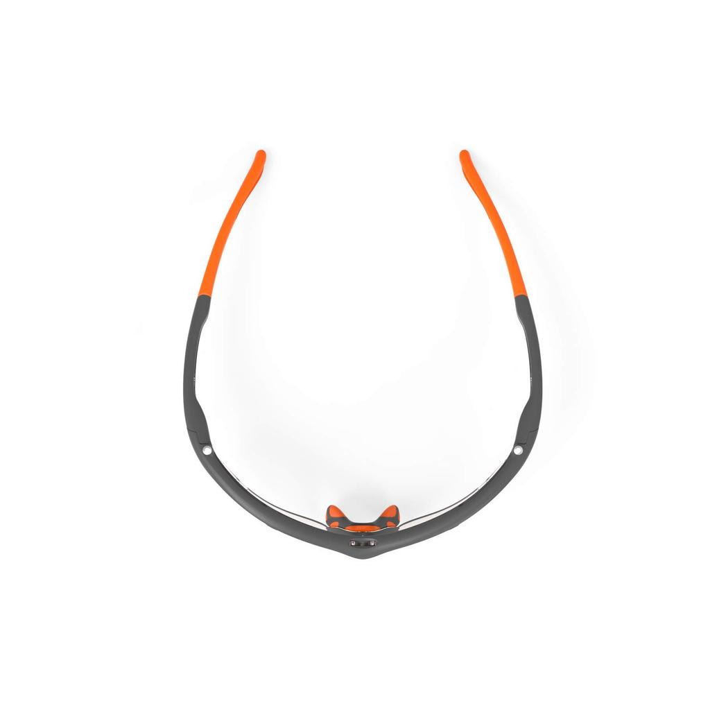 RUDYPROJECT Sportsonnenbrille für Straße und TRALYX Piyombo Mattes Gestell mit Impact X2 Photochromen Roten Gläsern Radfahren, Bike, Triathlon, Laufen,