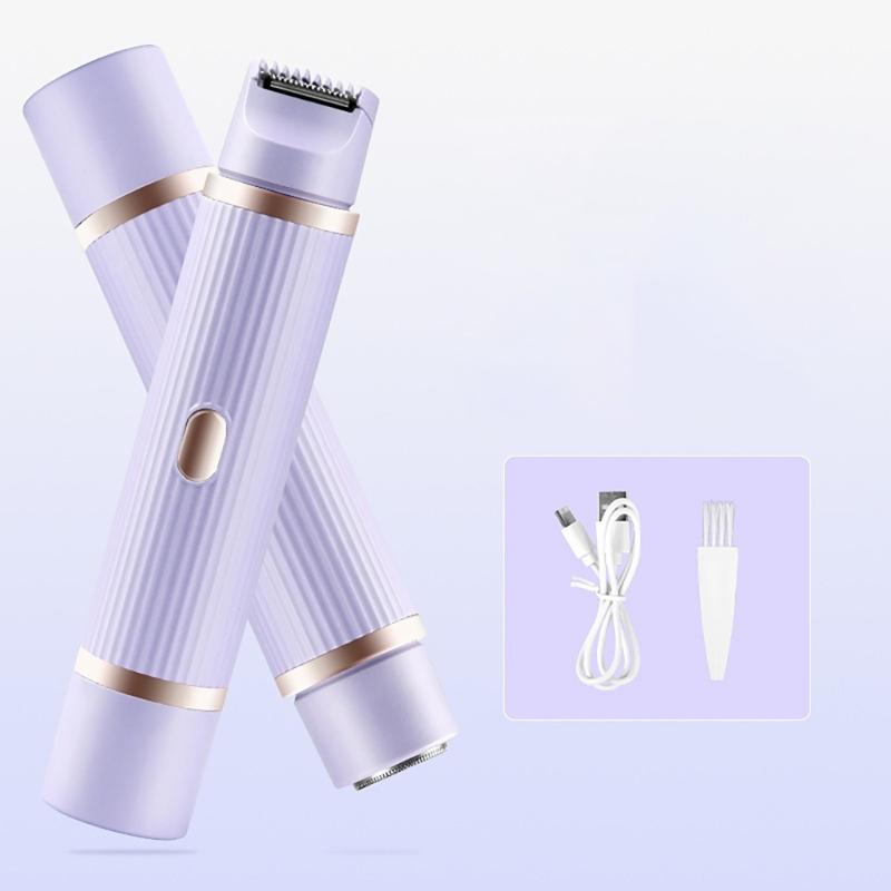 Electric Cutter for Women Bikinis Trimmer USB Rechargeable Electric Shaver for Women Wet/Dry Use Body Hair Grommer