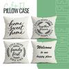 Sweet Home Cushion Pillowcase Printed Polyester 40/45/50cm Throw Pillowcover Decorative Sofa Cushion Pillowslip Home Decor