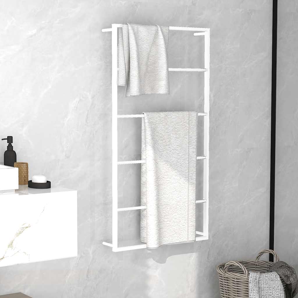 Vidaxl Stojak Na Ręcznik, Biały, 60X10X116 Cm, Stalowy