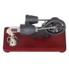 Engine Generator Model Set with Ethanol Bottle Cover Heating Glass Tube Lamp Bead Physical Model