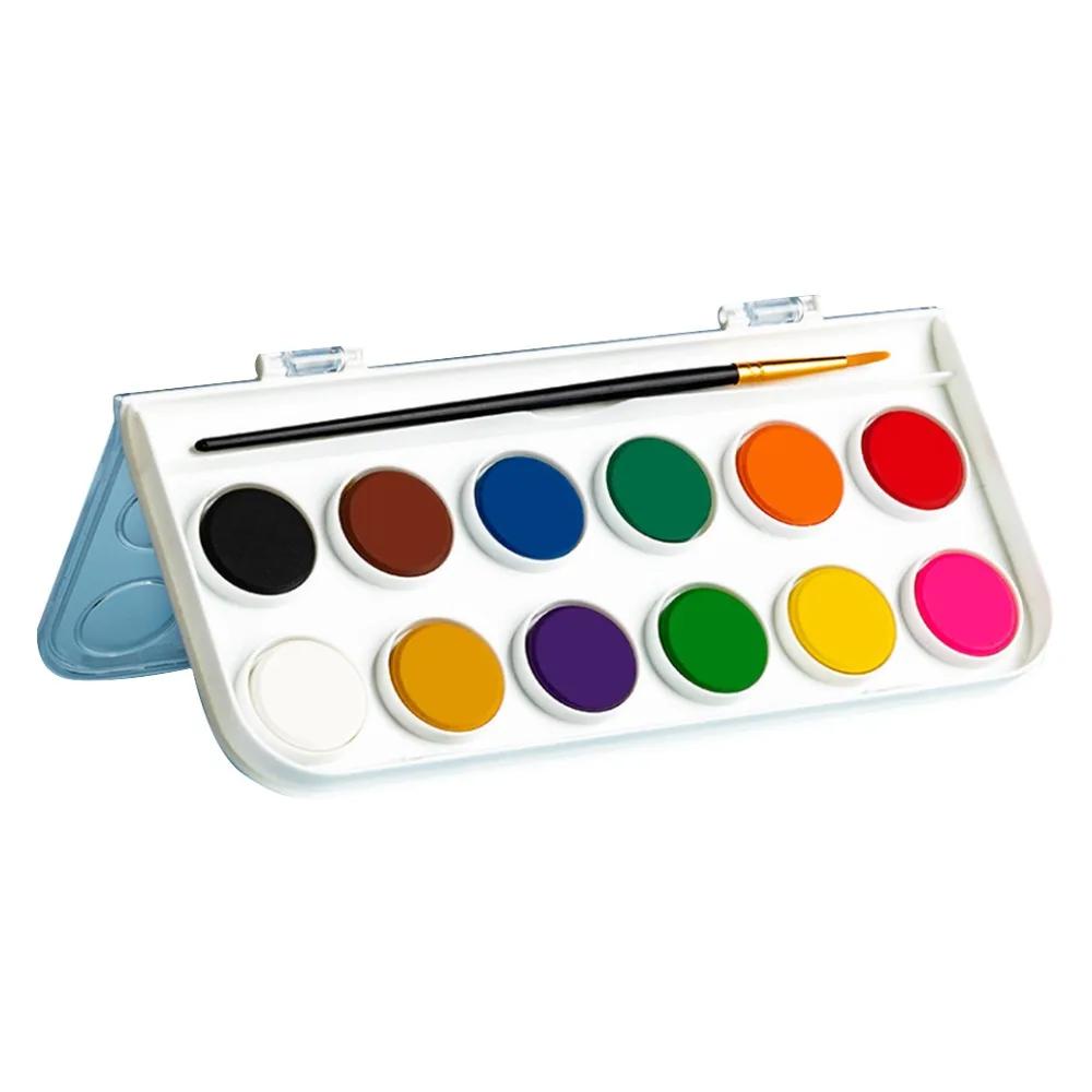 

New Watercolor Paint Set Washable Solid Painting Pigment Set With Water Brush Pen Portable Children s Painting Gouache Powder