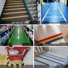 Black & Yellow Wear-Resistant Frosted Anti-Slip Tape for Stairs and Floors