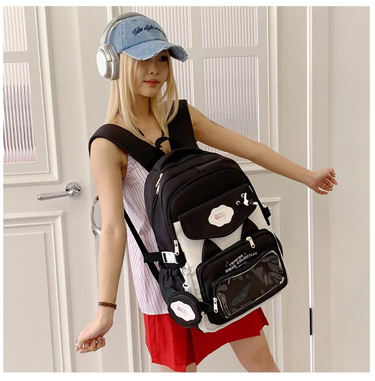 Japanese Style Sweet Anime Girl's Candy Color Lightweight Ita Backpack