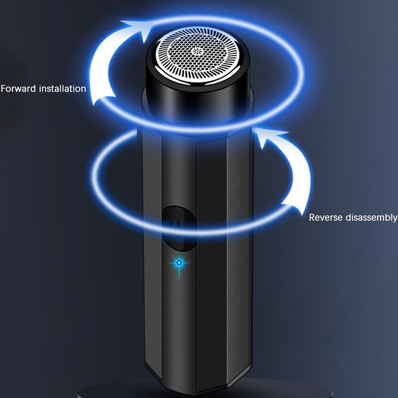 2022 Mini elektrický holicí strojek pro muže Přenosný elektrický holicí strojek na vousy USB