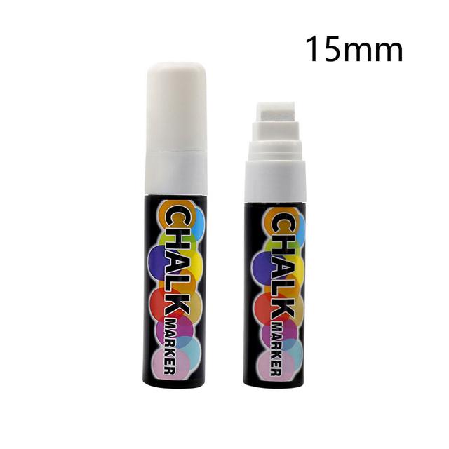 

Erasable White Liquid Chalk Marker Pen for LED Board Glass Meatal 1/3/6/10/15mm Oily