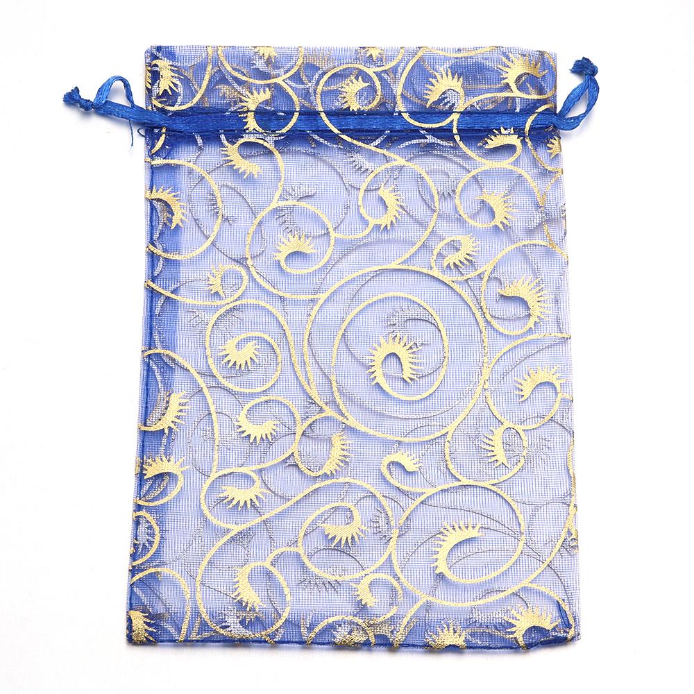 10pcs Drawstring Organza Bags Colorful Jewelry Packaging Bags For Wedding Party Birthday Christmas Gifts Candy Pouches Wholesale