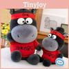 Plush Black Horse Toy With Pp Cotton Filling For Kids And Collectors