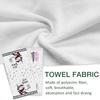 Cross-border Christmas gift towel microfiber cartoon snowman printing kitchen hand towel to print