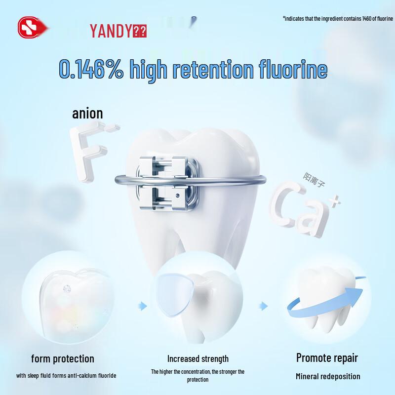 YANDY High Fluoride Whitening & Anti-Cavity Toothpaste