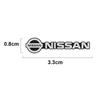 4pcs/10pcs 3D Aluminum Speaker Stereo Speaker Badge Emblem Sticker For Nissan Sylphy N7 Teana Qashqai Note J10 J11 Navara Patrol
