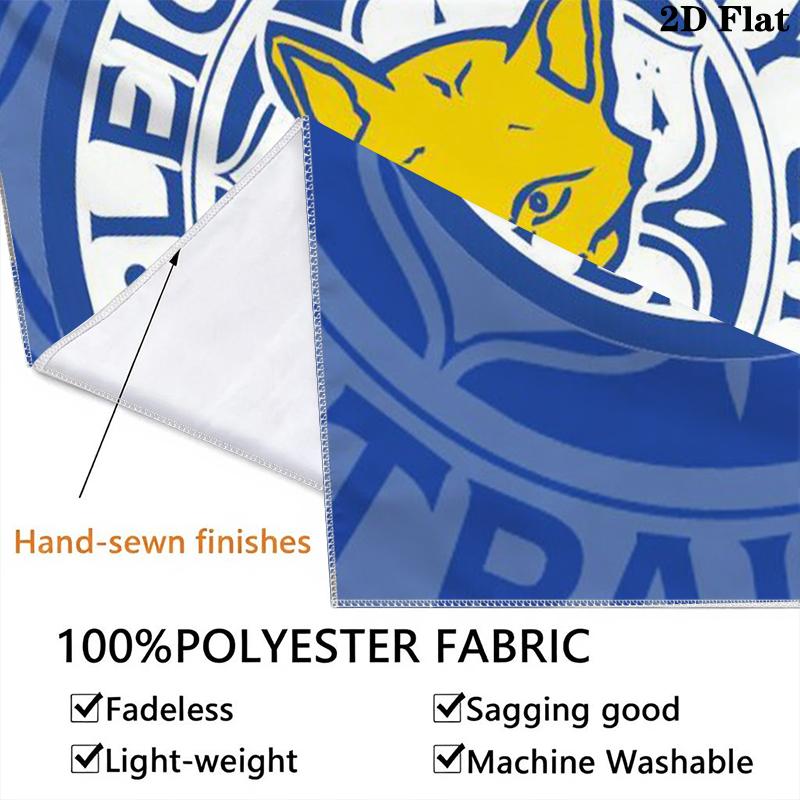 leicester city football club Wall Tapestry Aesthetic Wall Hanging Printed Fabric Blanket Decorative Tapestries for Bedroom Living Room Home Decor