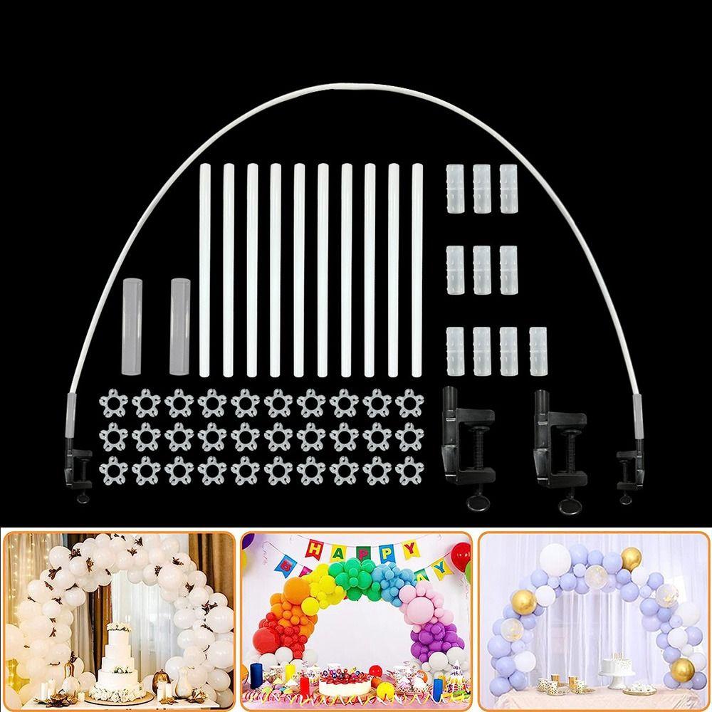 Easy Setup Table Balloon Stand Holder Adjustable Size Half Arch Balloon Support For Birthday Party