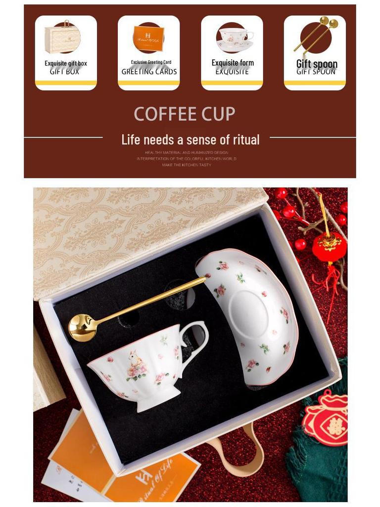 Cana de cafea Alice: Cadou pentru Femei pentru Anul Nou, Ziua de Naștere, Nuntă, Petrecere de Casă Nouă sau Ceai de După-amiază