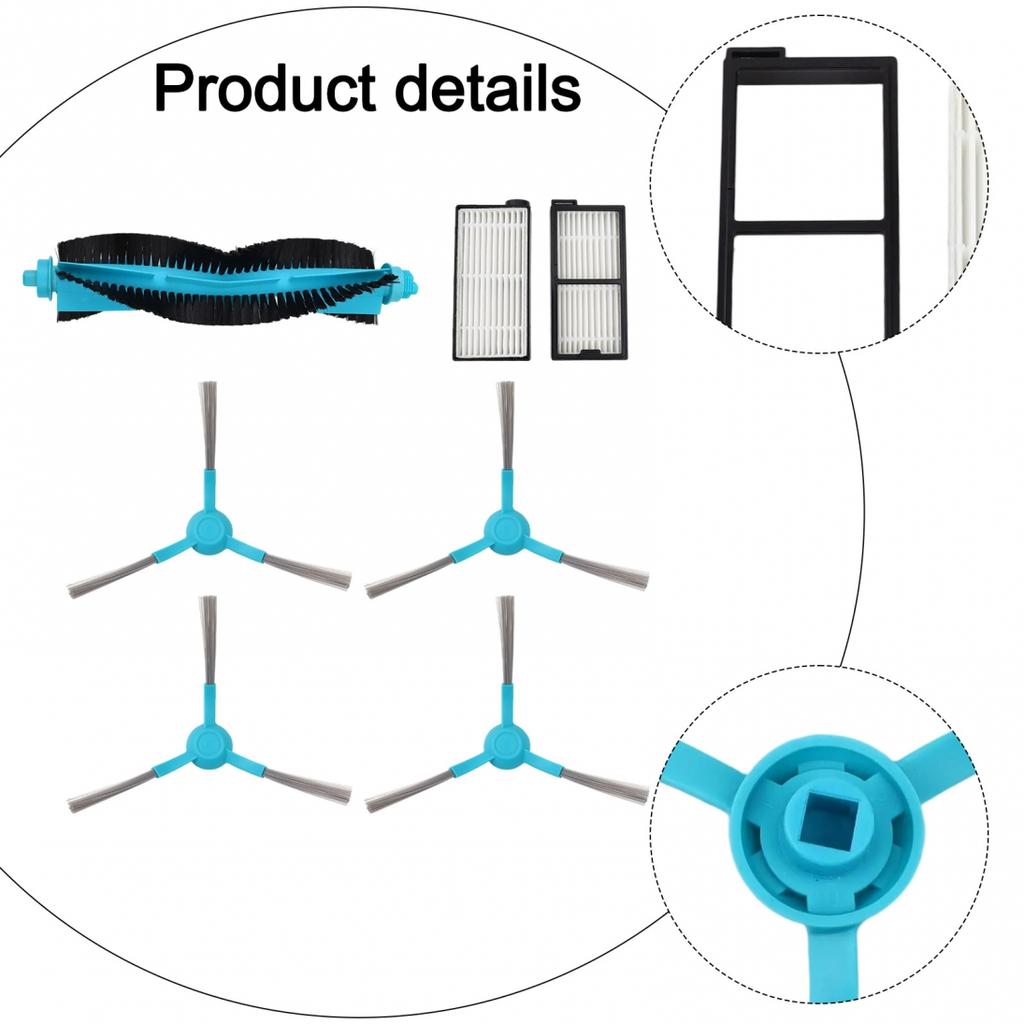 For Conga Vacuum Cleaner Brush Filter Set for Improved Efficiency