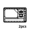 Sturdy ID Card Protection Case Anti-folding Card Protective Sleeve ID Card Holder  Card Player
