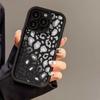 Black and gray leopard print for iPhone17 ProMax mobile phone case 14 Apple 13 matte 12/15 Premium 11