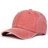 Unisex Light Washed Solid Color Baseball Caps Spring Autumn Outdoor Adjustable Casual Hats Dad Hat Sunscreen Hat