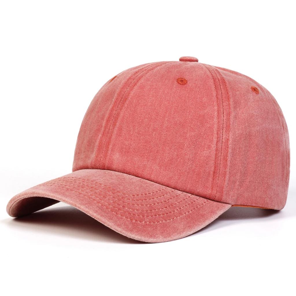 Unisex Light Washed Solid Color Baseball Caps Spring Autumn Outdoor Adjustable Casual Hats Dad Hat Sunscreen Hat