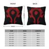 Pillow Cover Wow World Of Warcraft Arthas Retro Game Printed Cushion Cover Fashion Pillow Case For Living Room Chair Pillowcases