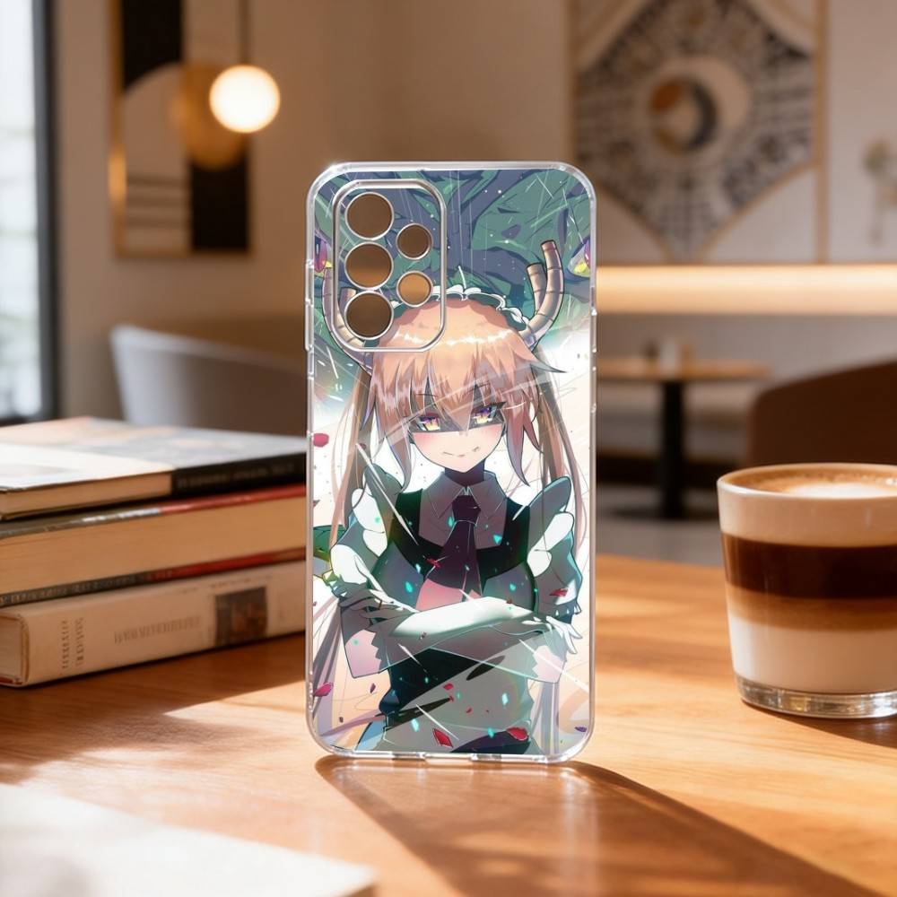 D-Dragon Maid Tohru Ilulu Phone Case For Samsung S25,S24,S21,S22,S23,S30,Ultra,S20,Plus,Fe Transparent Cover