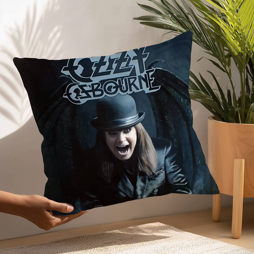Singer-O-Ozzy Osbournes Pillow Case Plush Fabric Soft  Pillowcase Double Sided Print Cushion Cover Household Gifts
