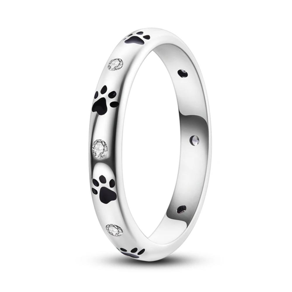 925 Silver Shine Zircon Ring Original Stone Multi Layer Wide Rings For Women Fine Jewelry Wedding Party Gift