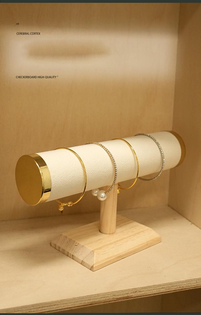 New T-bar Jewelry Chain Hairband Watch Necklace Bracelet Display Stand Rack Holder Fashion Woman Colors Gold Size Style