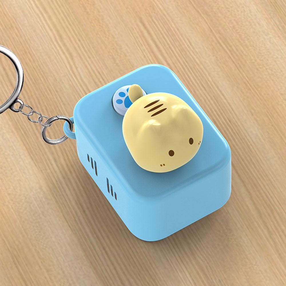 

Прикол Розетка Кот Мяу Звук Игрушка Брелок Студенческий Рюкзак Веселая Игрушка для Снятия Стресса синий