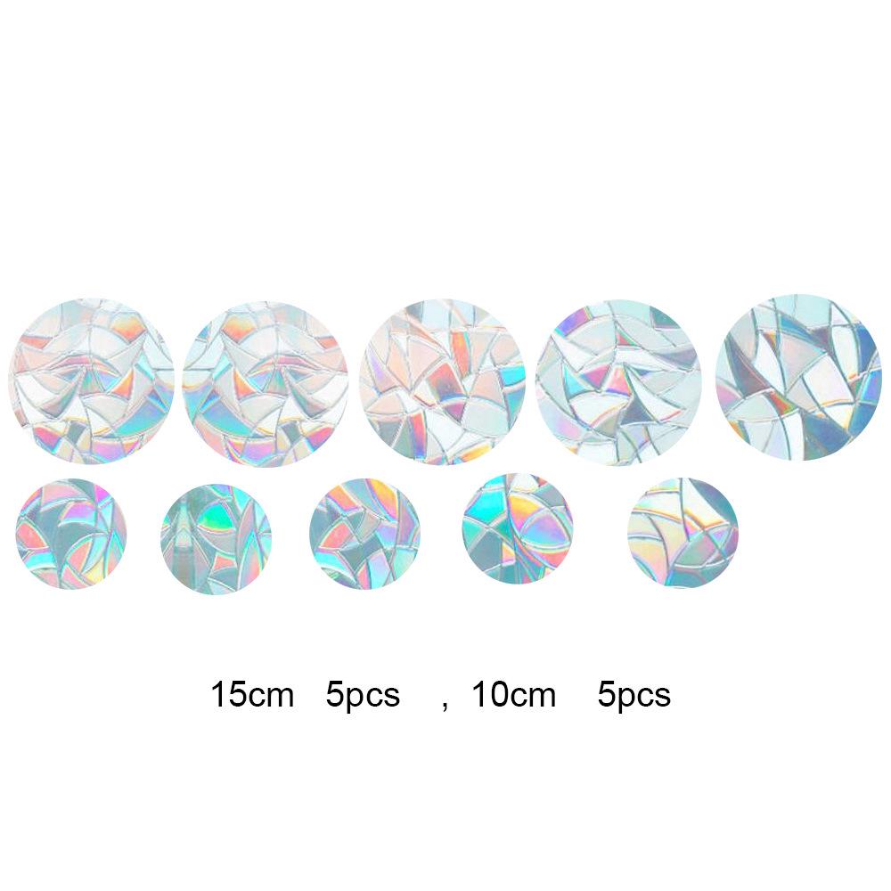 Rainbow Prism Electrostatic Adhesive-Free PVC Window Film Sticker Suncatcher