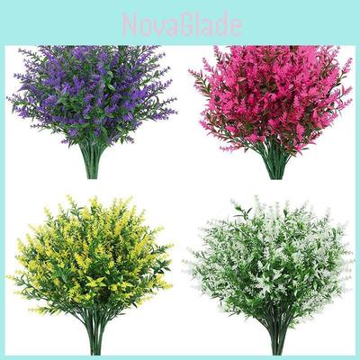 Uv Resistant Fake Lavender Plants For Vibrant Garden And Patio Ambiance
