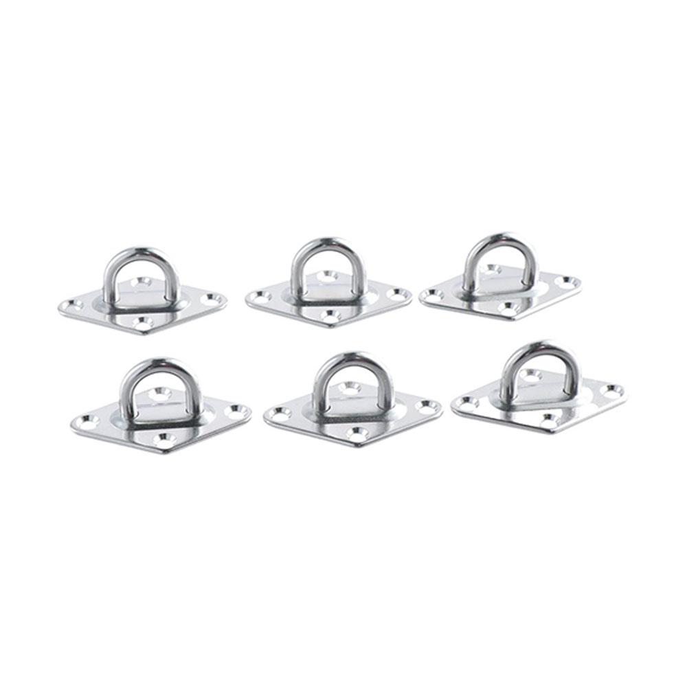 

Крепеж для такелажа Крюк для крепления U-образной конструкции Винты 6 мм Проушина для крепления на лодку Болт для крепления на лодку Продолговатая накладка