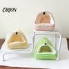 Warm Parrot Bed for Cage Hanging Plush Bed, Winter Bird Sleeping Hut, Cozy Fleece Hideout Hideaway Pet Birds Cave Accessory Cockatiels Budgies