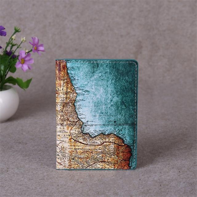 Starry Sky Passport Cover Fashion Women Men Pu Leather Travel Wallet Landscape Passport Holder High Quatity Case for Passports