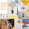 S.fields.inc Faucet Lock with Padlock and Key, Outdoor Water Faucet Handle Cover, Valve Doorknob, Stainless Steel