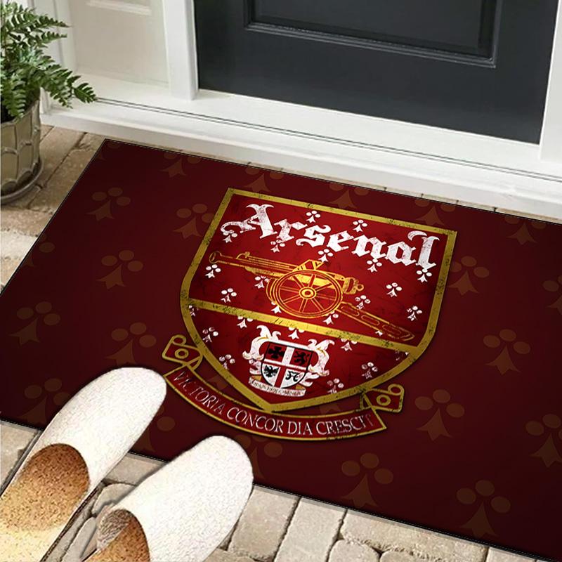 1PC rug Arsenal Football Club Crest Carpet, Chair Rug,Area Rug for Office Bedroom living rooms bedroom, Doormat decor Christmas fan gifts