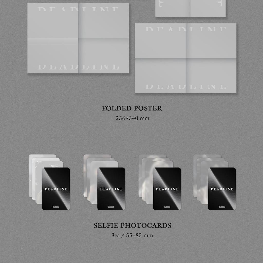 (PRE-ORDER BENEFIT)  BLACKPINK 3rd MINI ALBUM [DEADLINE] SILVER Ver