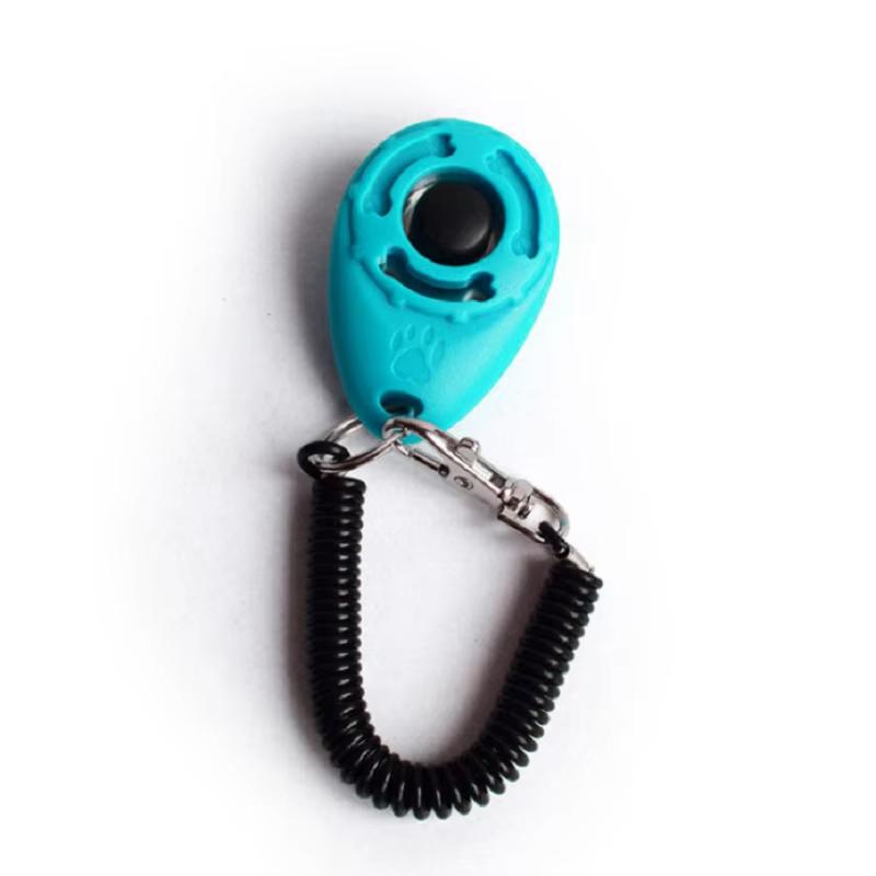 

Dog Training Clicker Aid Adjustable WristStrap Sound Plastic Pet Cat Click Trainer Key Chain Dog Repeller Dog Supplies