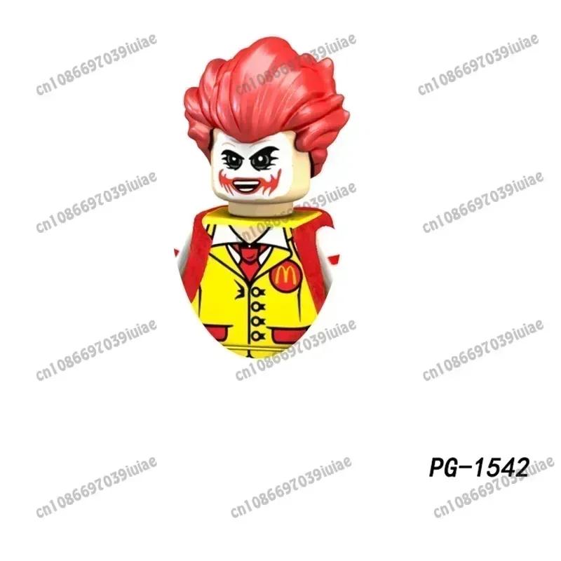 PG8032  BEAST KINGDOM Super Hero Clown Ivy Harley Quinn Catwoman Robin Bricks Cartoon Character building block Birthday Present