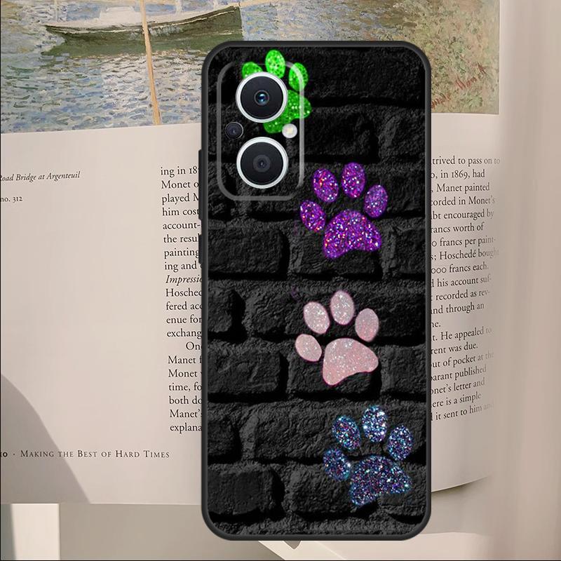 

cat Dog paw design Cover For OPPO Reno 10 12 13 14 Pro 11 F 12F 13F 14F 7 8 Lite OPPO Find X9 X6 X5 X8 Pro Case OPPO Reno13 Pro