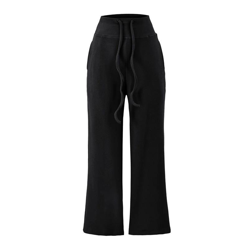 Women's Mid-Waist Drawstring Sweatpants - Casual, Comfortable, and Versatile for Autumn/Winter